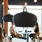 Bell - Medium Black Scandi Pendant