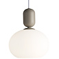 Nystan - Grey and Opal Glass Scandi Pendant