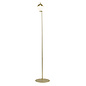Comitis - Opal and Brass Adjustable Scandi Floor Lamp
