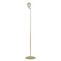 Comitis - Opal and Brass Adjustable Scandi Floor Lamp