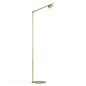 Comitis - Opal and Brass Adjustable Scandi Floor Lamp