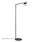 Comitis - Opal and Black Adjustable Scandi Floor Lamp