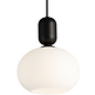 Nystan - Black and Opal Glass Scandi Pendant