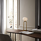 Cherish - Shaped Opal and Brass Scandi Table Lamp