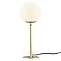 Cherish - Shaped Opal and Brass Scandi Table Lamp