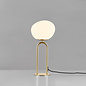 Cherish - Shaped Opal and Brass Scandi Table Lamp