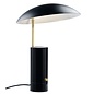 Madem - Marble Black Scandi Table Lamp with Oversized Shade