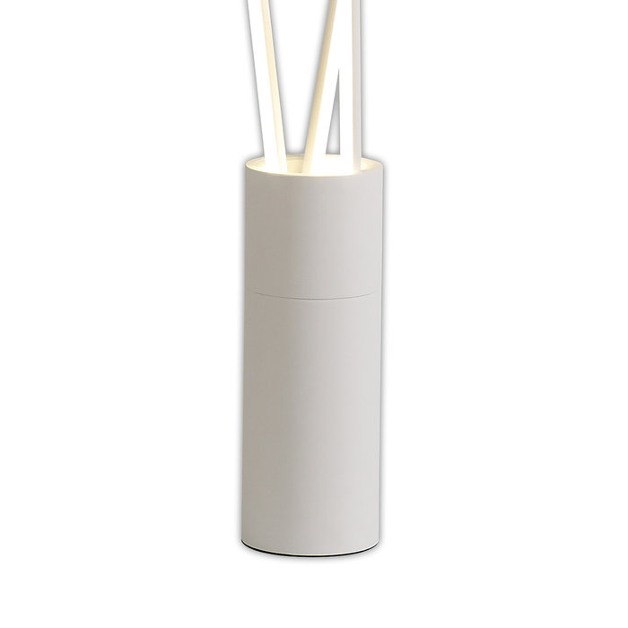 Patayo - 3 Light LED Floor Lamp in White