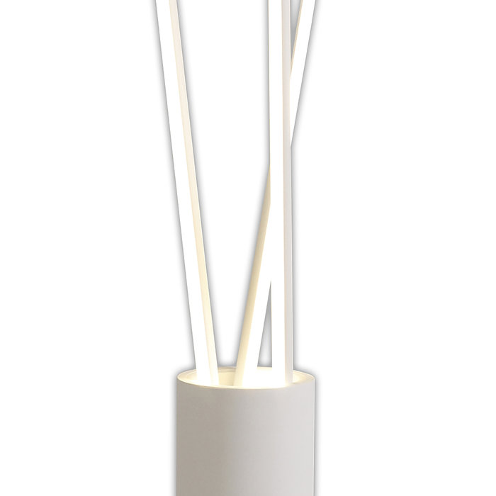 Patayo - 3 Light LED Floor Lamp in White