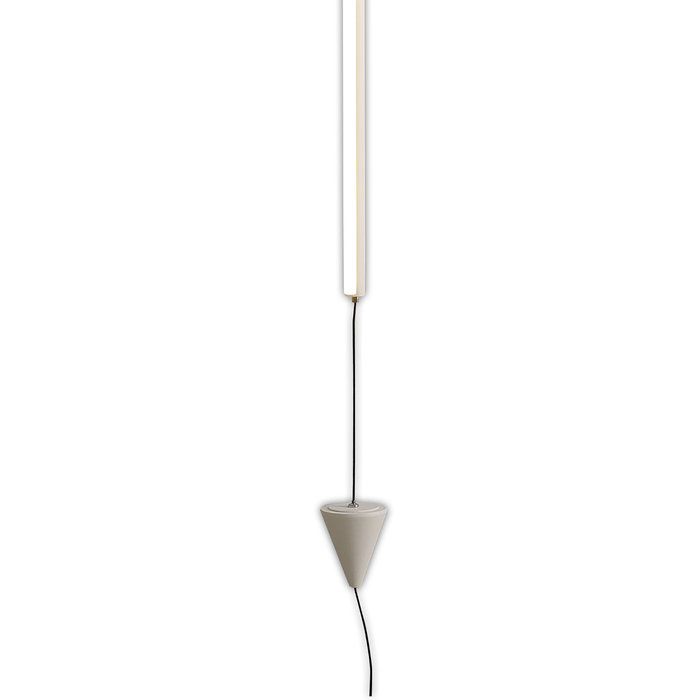 Patayo - Vertical LED Pendant/Floor Lamp in White