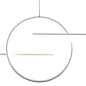 Fettle - LED Linear & Hoop Modern White Pendant