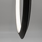 Fettle - LED Double Hoop Modern Black Pendant