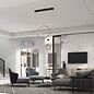 Fettle - LED Linear & Hoop Modern Black Pendant