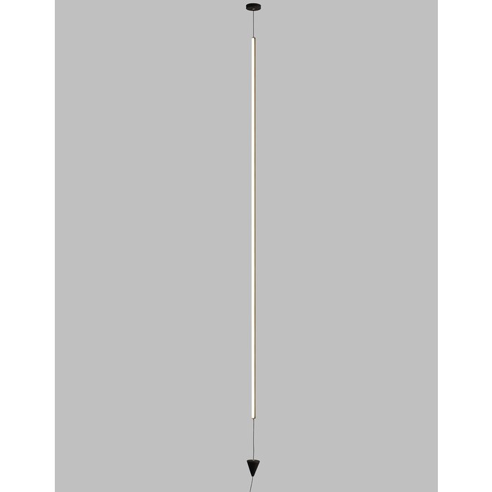 Patayo - Vertical LED Pendant/Floor Lamp in White