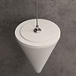 Patayo - Vertical LED Pendant/Floor Lamp in White