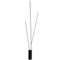 Patayo - 3 Light LED Floor Lamp in Black