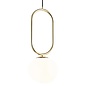 Cherish - Shaped Opal and Brass Large Scandi Pendant