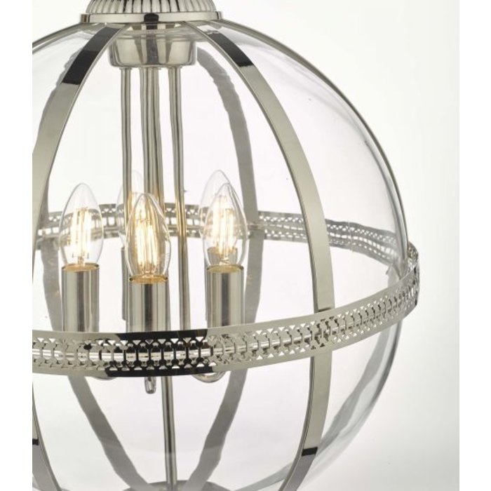 Heritage - Large Classic Globe Lantern - Antique Brass
