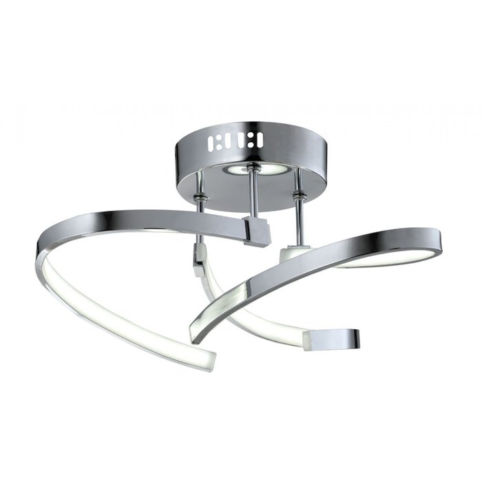 Seren - Modern 3 Light LED Semi Flush in Cool White