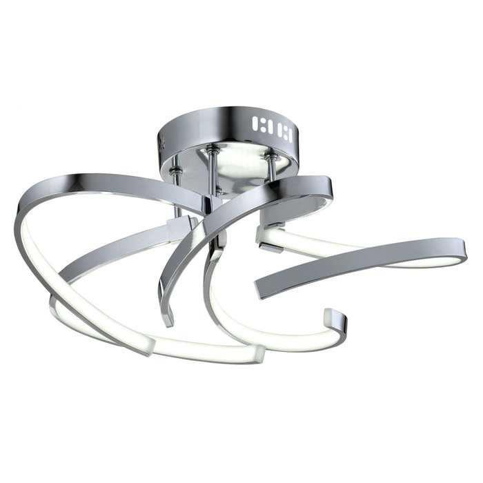 Seren - Modern 5 Light LED Semi Flush in Cool White