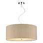 Rana - 3 Light Polished Chrome Pendant with Bespoke Satin Medium Shade