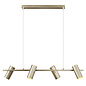 Alain - 4 Light Brass Scandi Bar Pendant Light