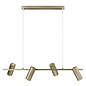 Alain - 4 Light Brass Scandi Bar Pendant Light