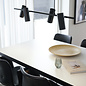 Alain - 4 Light Black Scandi Bar Pendant Light