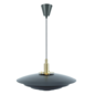 Classis - Louvred Grey Scandi Pendant