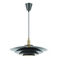 Classis - Louvred Grey Scandi Pendant