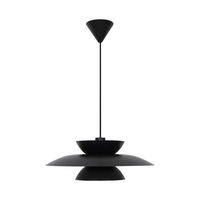 Karma - Designer Scandi Black Pendant
