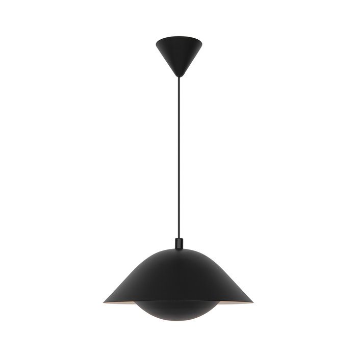 Freda - Scandi Black Pendant