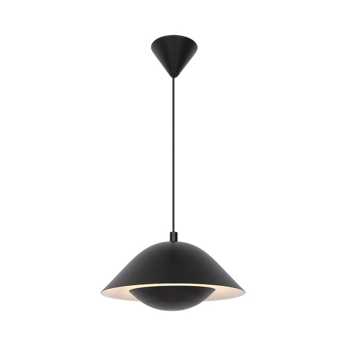 Freda - Scandi Black Pendant