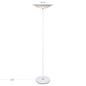 Classis - Louvred White Scandi Floor Lamp