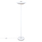 Classis - Louvred White Scandi Floor Lamp