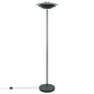 Classis - Louvred Grey Scandi Floor Lamp