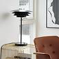 Classis - Louvred Grey Scandi Table Lamp