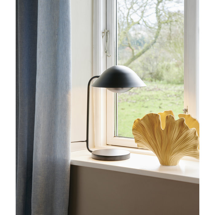 Freda - Scandi Black Table Lamp