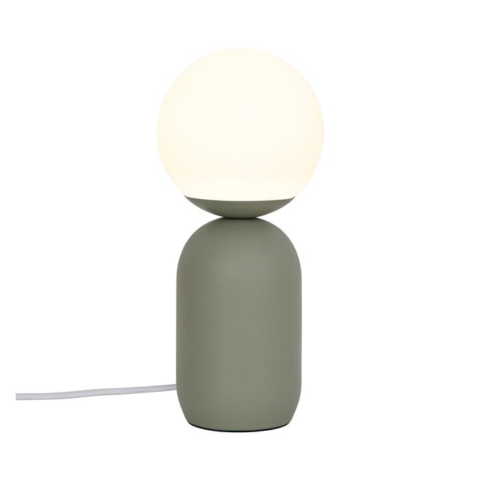 Nystan - Green and Opal Glass Scandi Table Lamp