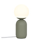 Nystan - Green and Opal Glass Scandi Table Lamp