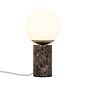 Tre - Brown Marble Scandi Table Lamp