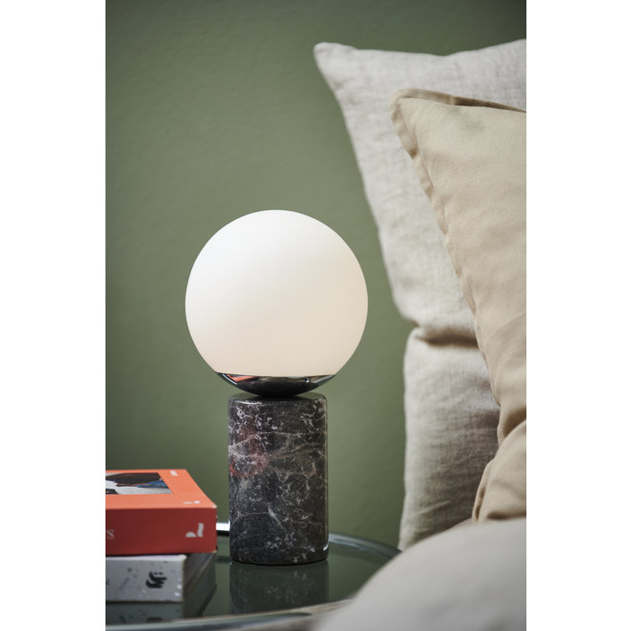 Tre - Grey Marble Scandi Table Lamp