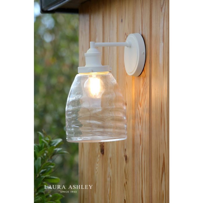 Ainsworth - Cream Outdoor Wall Light - Laura Ashley