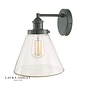 Isaac - Charcoal Grey Outdoor Wall Light - Laura Ashley