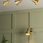 Rufus - Antique Brass 3 Light Bar Pendant - Laura Ashley