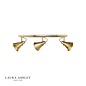 Rufus - Antique Brass 3 Light Bar Pendant - Laura Ashley