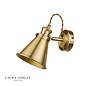 Rufus - Antique Brass Single Spotlight - Laura Ashley