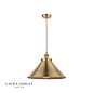 Rufus - Large Antique Brass Pendant - Laura Ashley