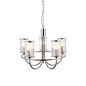 Cora - Polished Nickel Armed Chandelier Ceiling Light