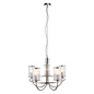 Cora - Polished Nickel Armed Chandelier Ceiling Light